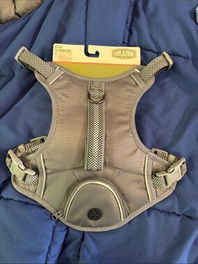 Lake & Trail Gray Padded No-Pull Dog Harness - Medium
